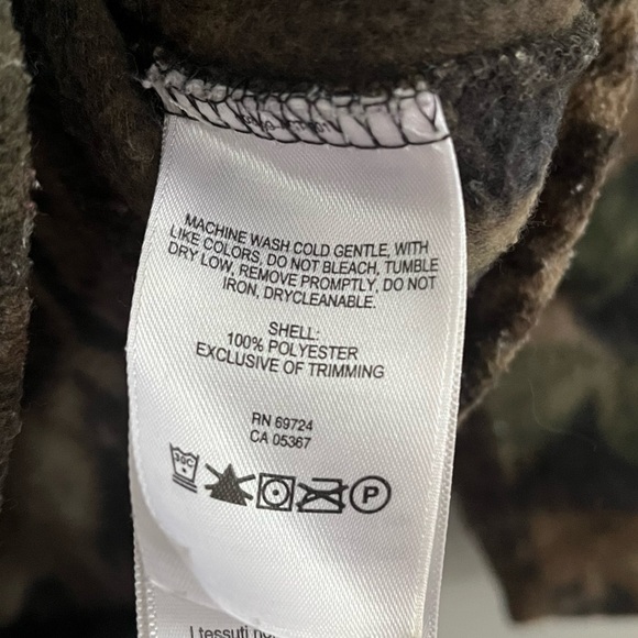 Columbia Camouflage Fleece Jacket - Picture 4 of 5